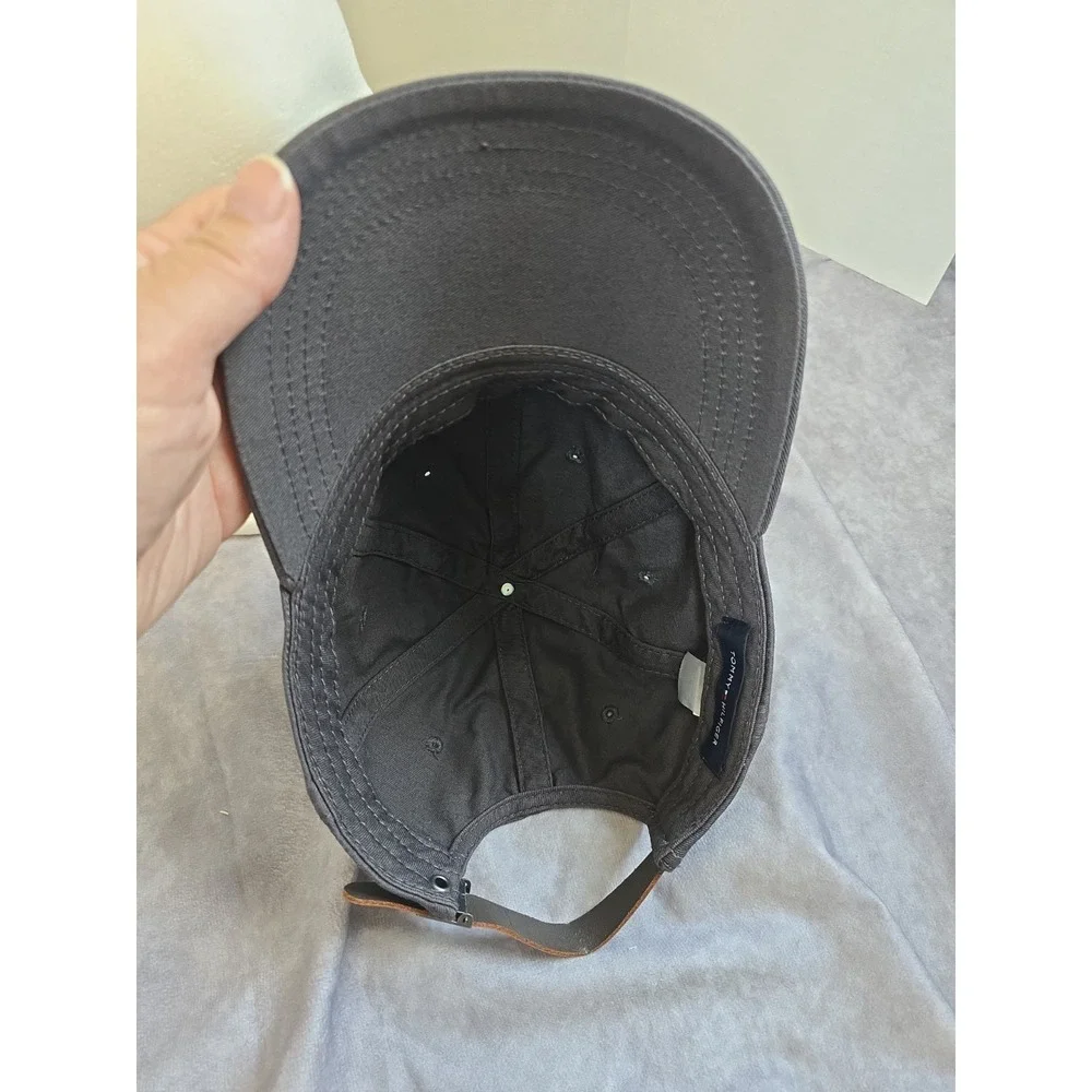 Tommy Hilfiger Strapback Baseball Cap Hat Gray One Size